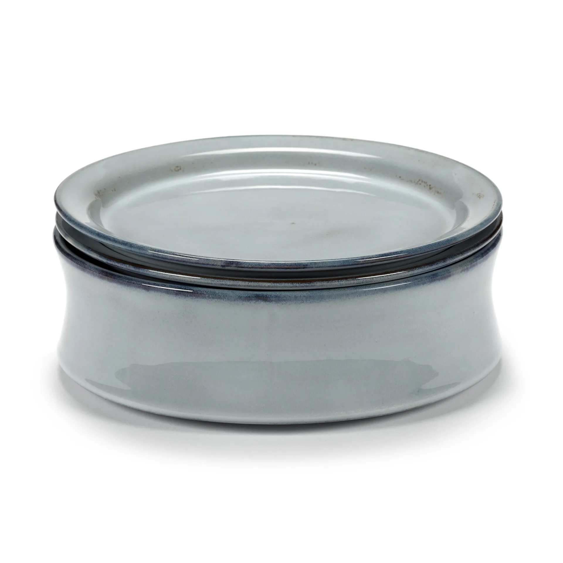 퓨어 보울 and 접시 세트 3개 세트, Blue Serax | 세락스