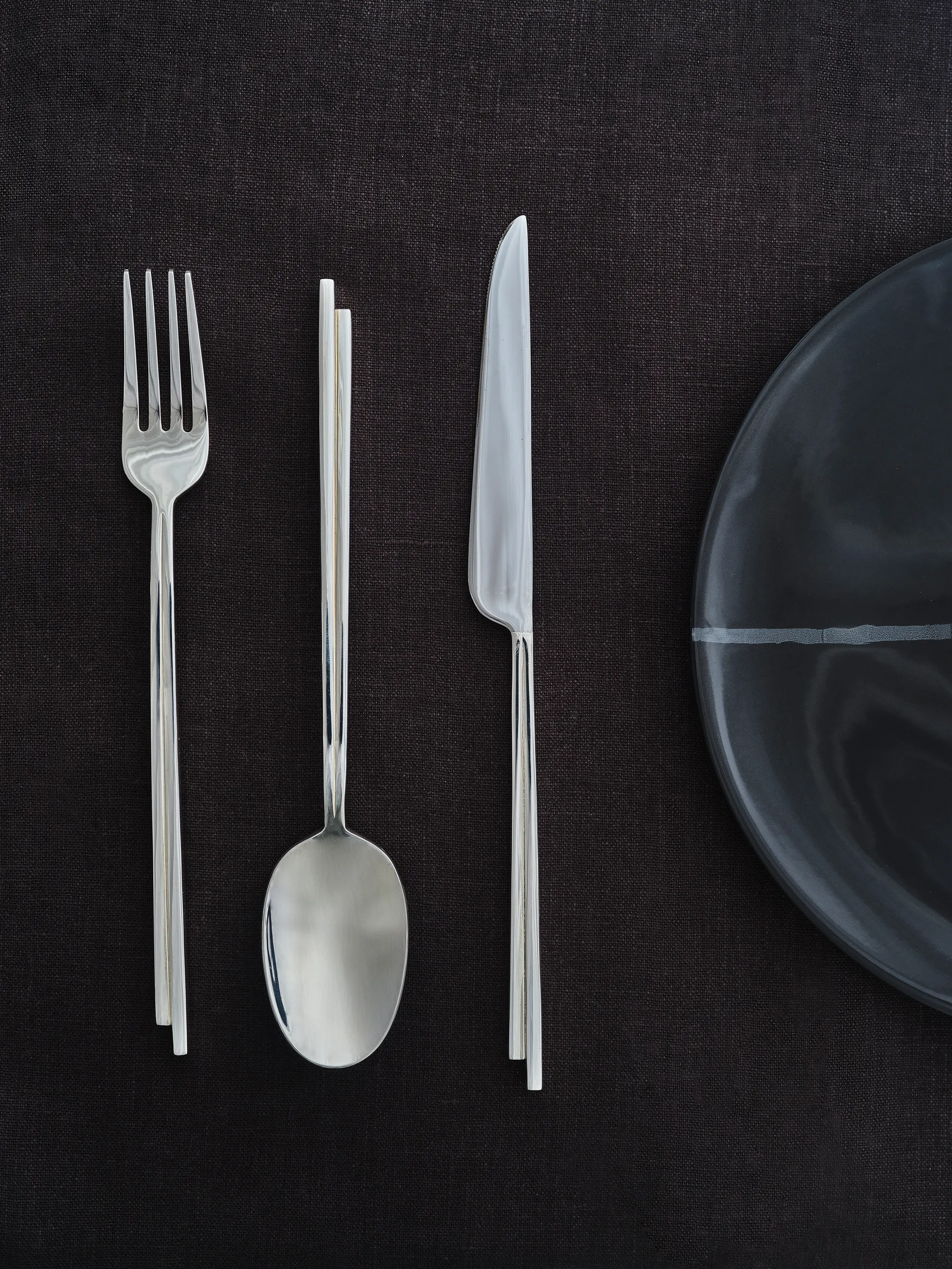 Dune 커트러리 5개 세트 선물 상자 포장, Stainless steel Serax | 세락스