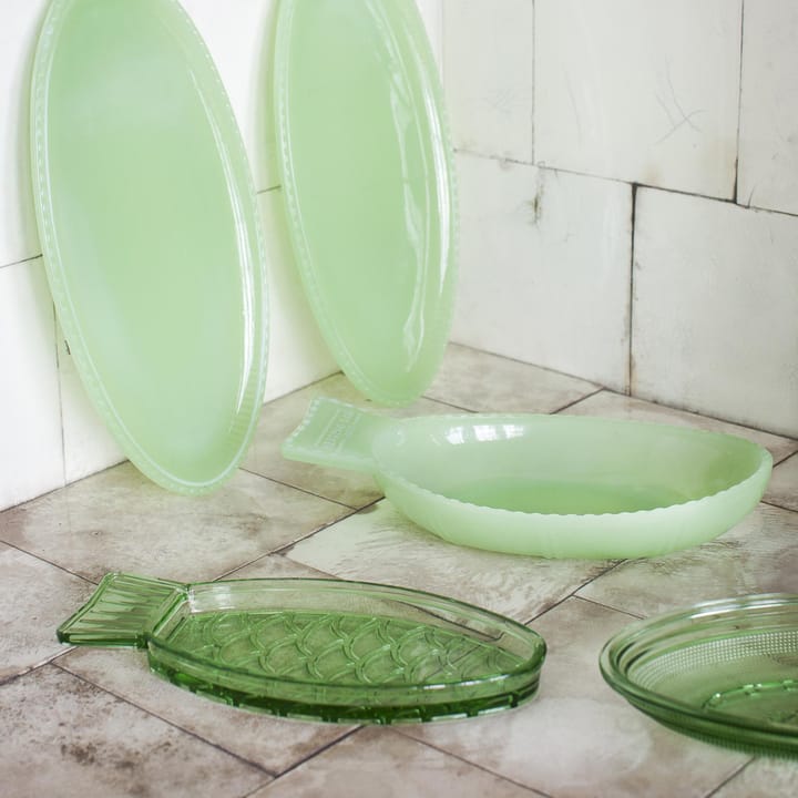 Fish & Fish 서빙 소서 14x26 cm, jadeite green Serax | 세락스