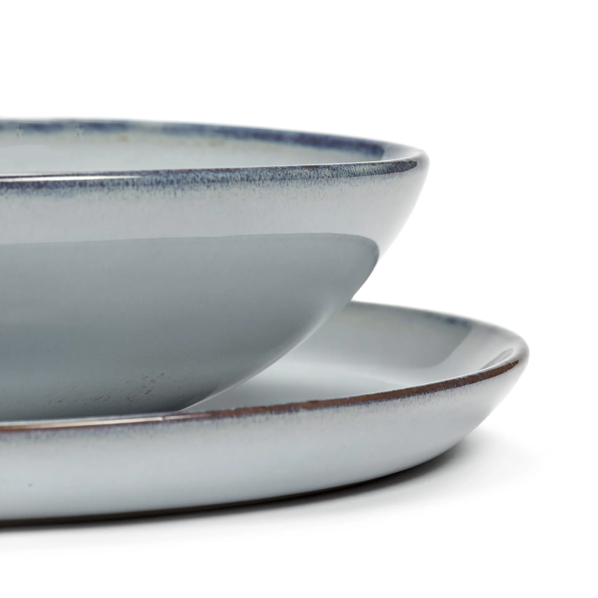 퓨어 블루 Glazed 딥플레이트 Ø19.5 cm, Blue Serax | 세락스