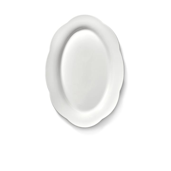 실루엣 오�벌 딥 플레이트 L 21x30 cm, White Serax | 세락스