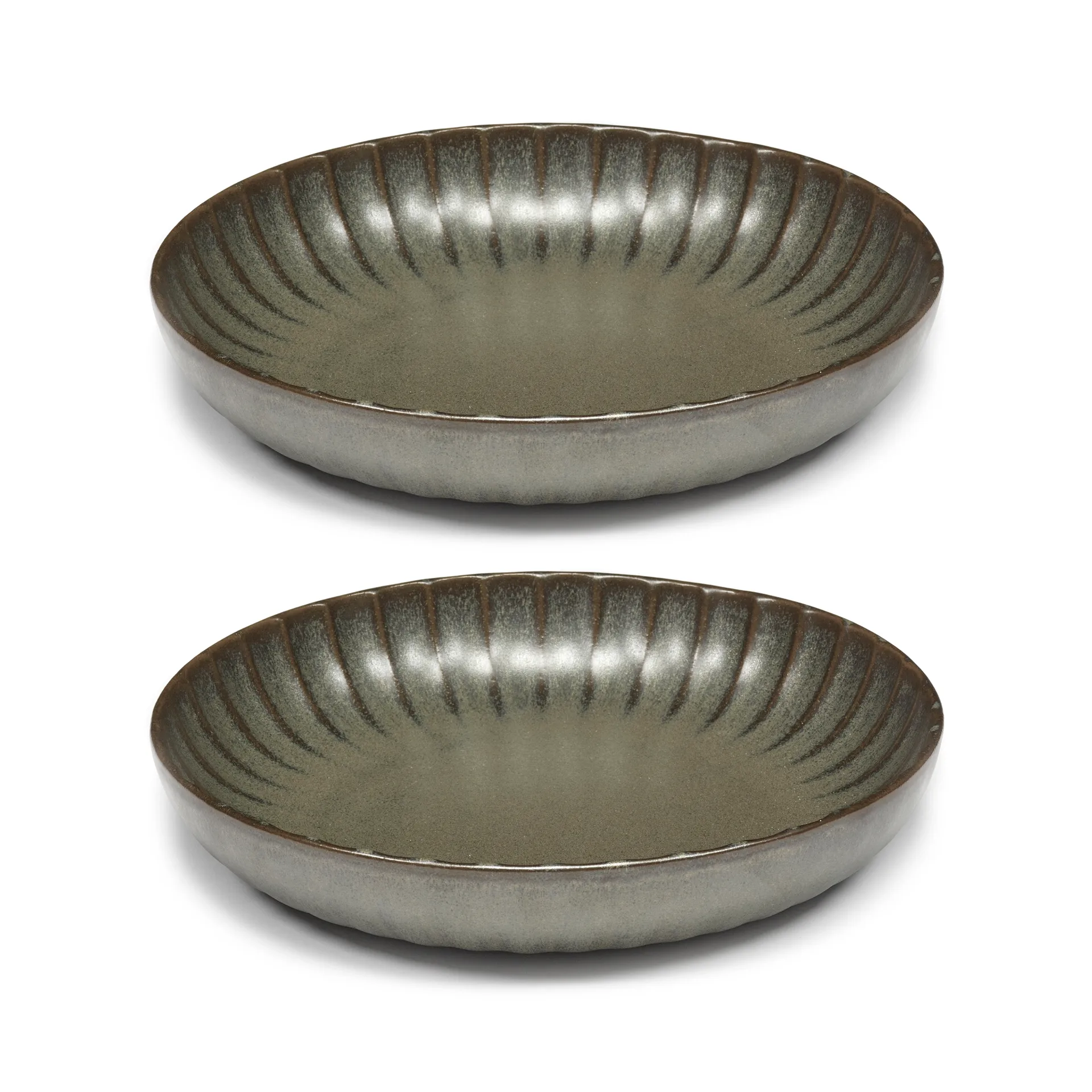 인쿠 하이 접시 L 23 cm 2개 세트, Green Serax | 세락스