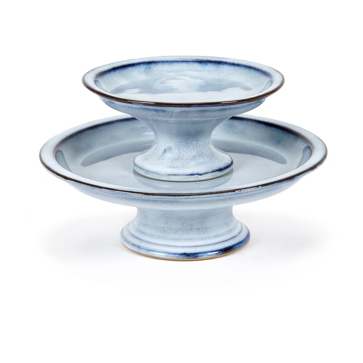 퓨어 케이크 접시 글레이즈드 L 23.5 cm, Blue Serax | 세락스