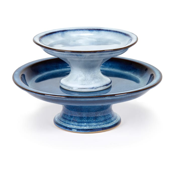 퓨어 케이크 접시 글레이즈드 L 23.5 cm, Dark blue Serax | 세락스