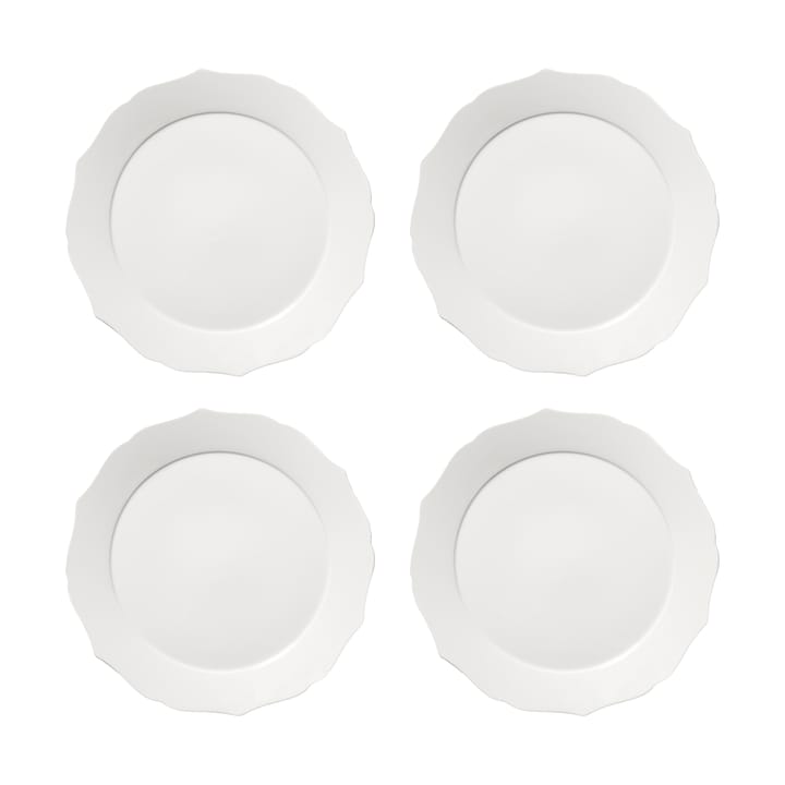 실루엣 플레이트 L Ø26 cm 4팩 - White - Serax | 세락스