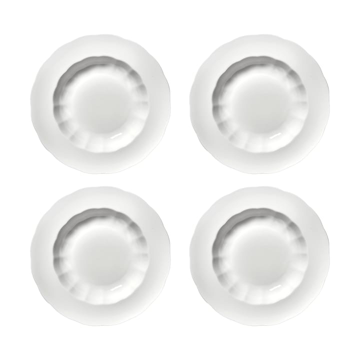 실루엣 딥 플레이트 L Ø27 cm 4팩 - White - Serax | 세락스