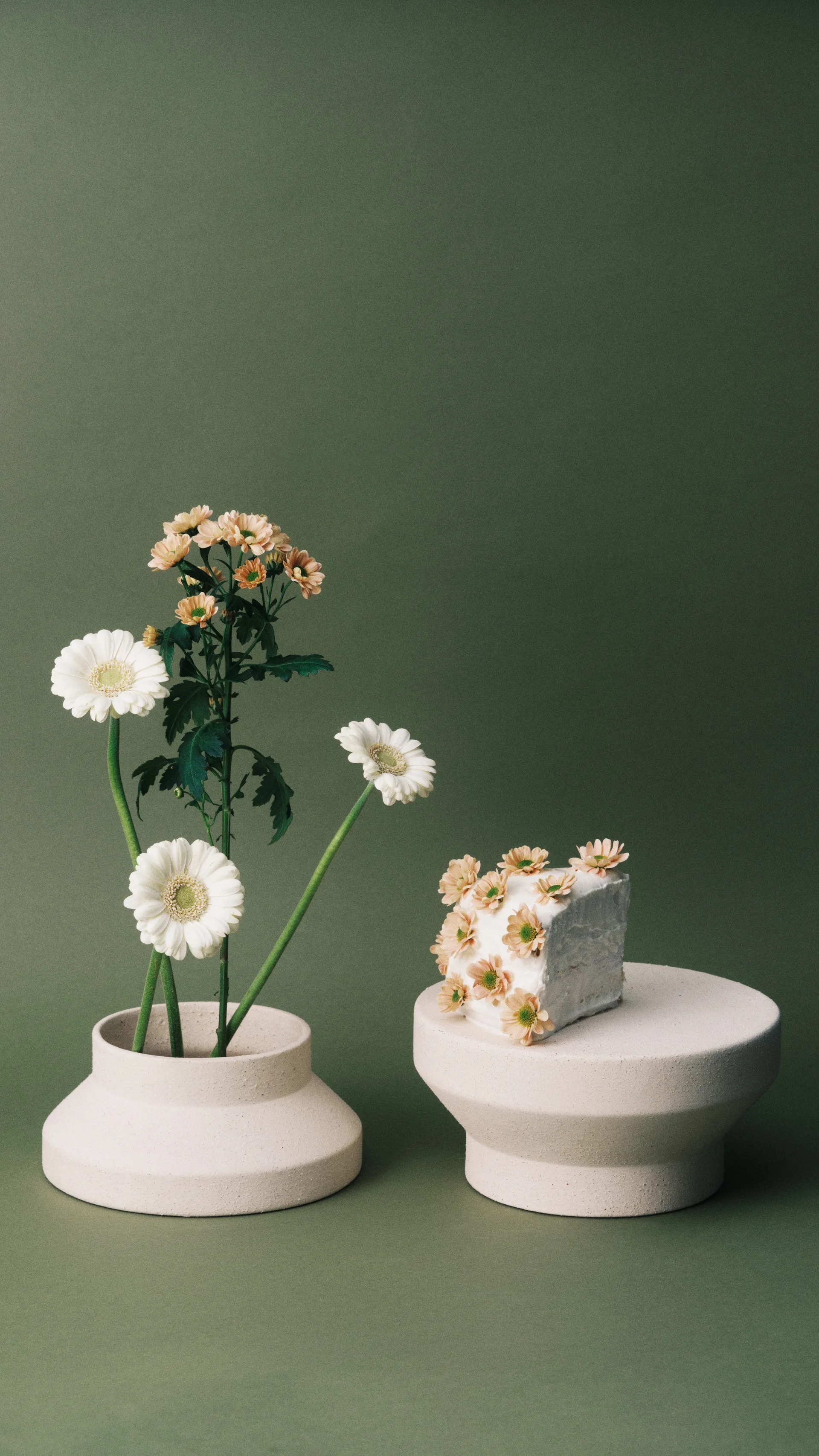 미라 화병/케이크 스탠드 L, Beige Serax | 세락스