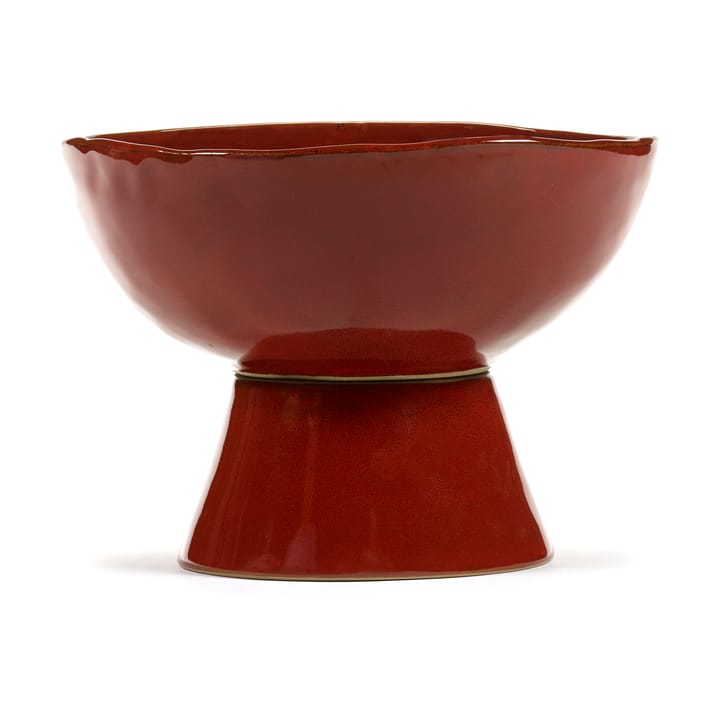 La Mère 보울 온 풋 라지 20.5 cm, Venetian red Serax | 세락스