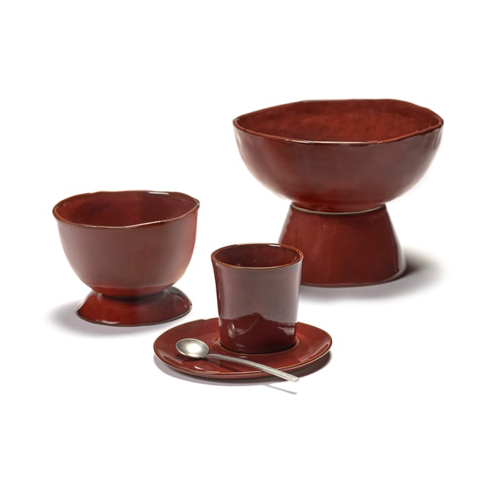 La Mère 보울 온 풋 라지 20.5 cm, Venetian red Serax | 세락스