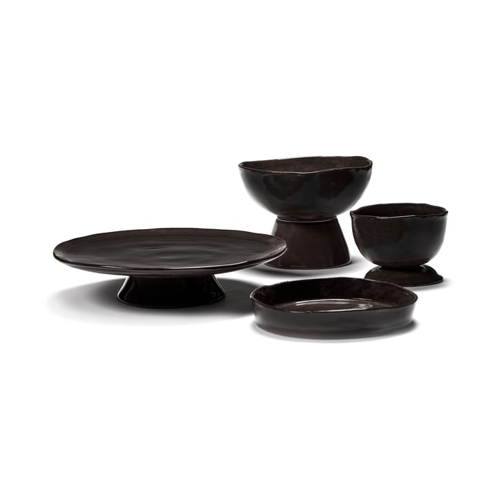 La Mère 딥 플레이트 S 20 cm 2개 세트, Dark brown Serax | 세락스
