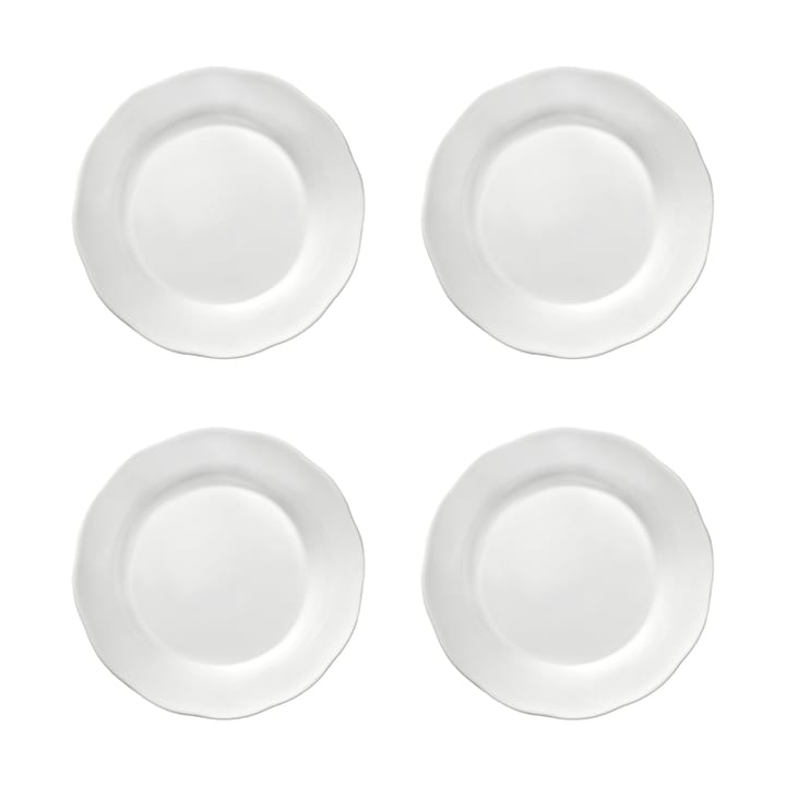 실루엣 딥 사이드 플레이트 M Ø15 cm 4팩 - White - Serax | 세락스