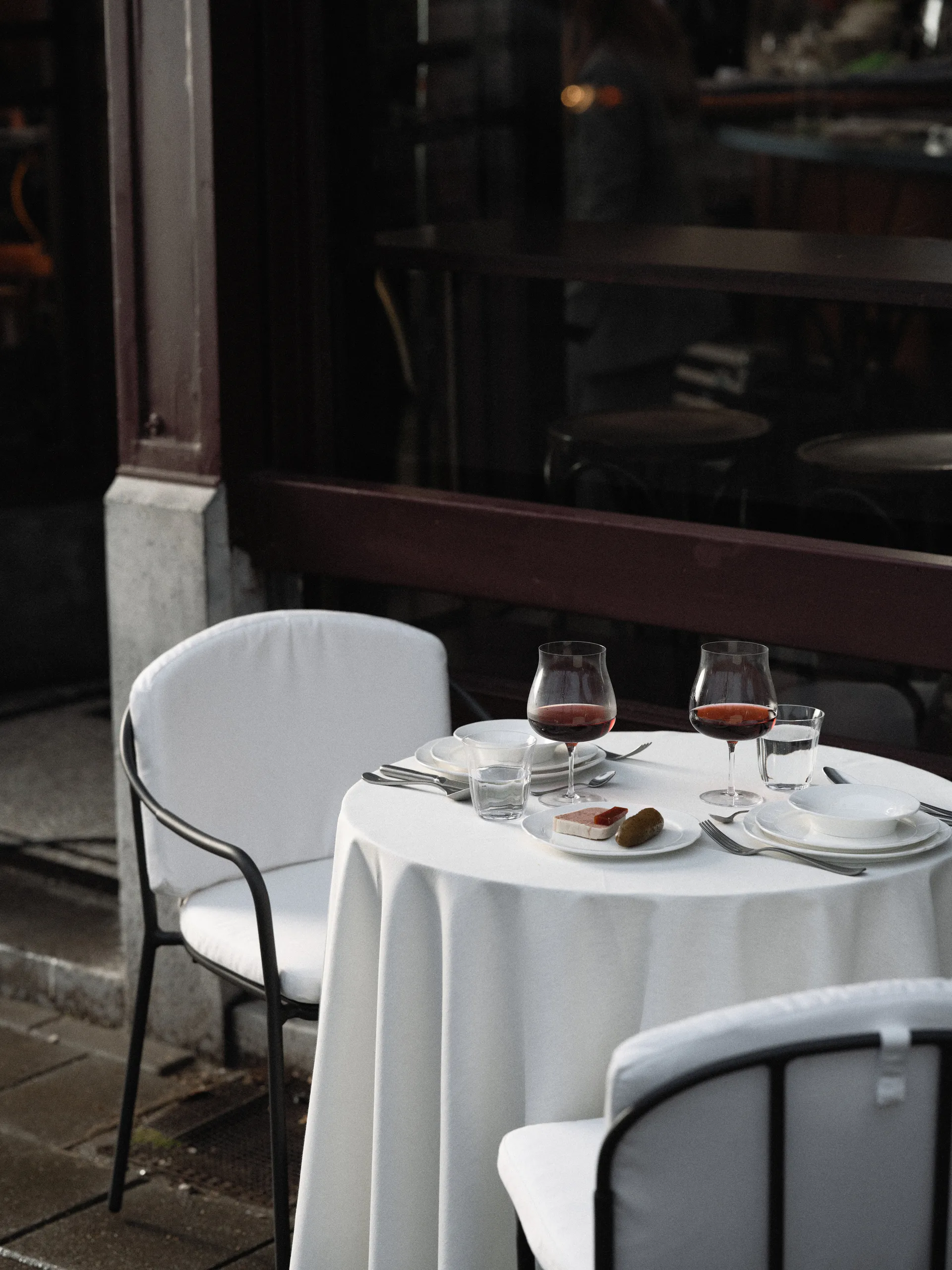 실루엣 딥 사이드 플레이트 M Ø15 cm 4팩, White Serax | 세락스