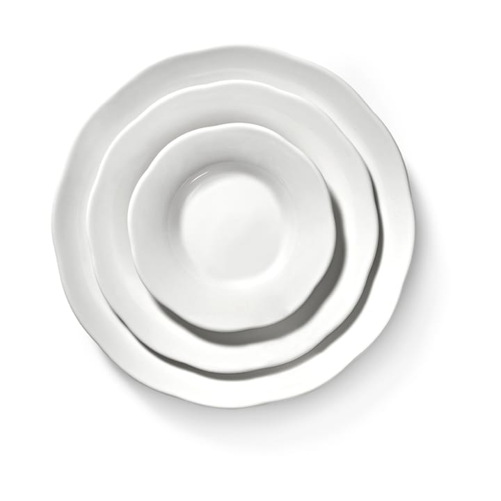 실루엣 딥 사이드 플레이트 M Ø15 cm, White Serax | 세락스