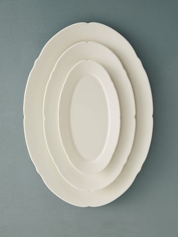 실루엣 오벌 플레이트 M 15x24.5 cm - White - Serax | 세락스
