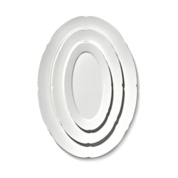 실루엣 오벌 플레이트 M 15x24.5 cm - White - Serax | 세락스