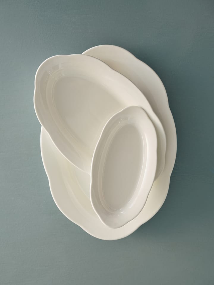 실�루엣 오벌 딥 플레이트 M 15x24.5 cm, White Serax | 세락스