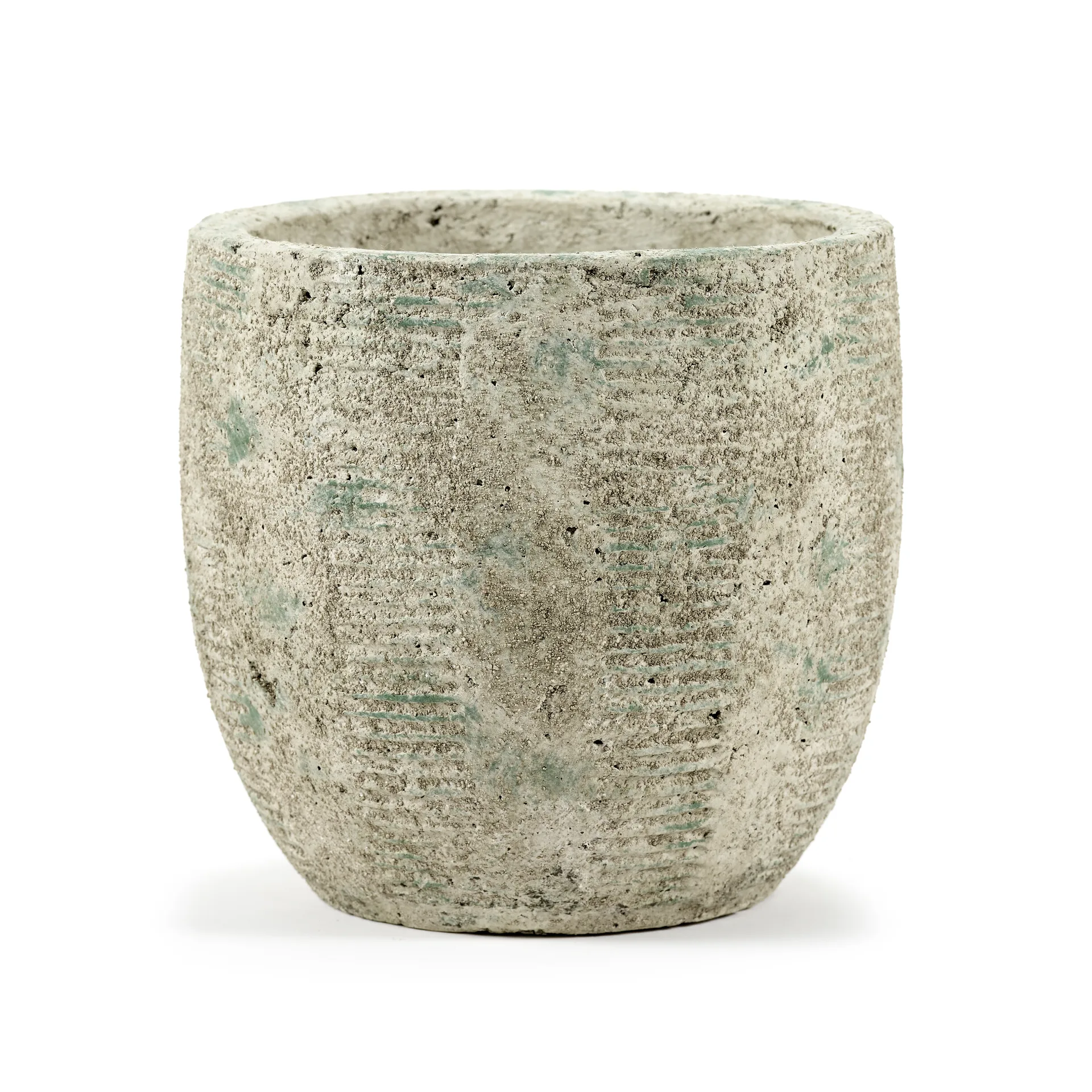 러스틱 플라워 팟 스트라이프 M 20.5 cm, Grey Serax | 세락스