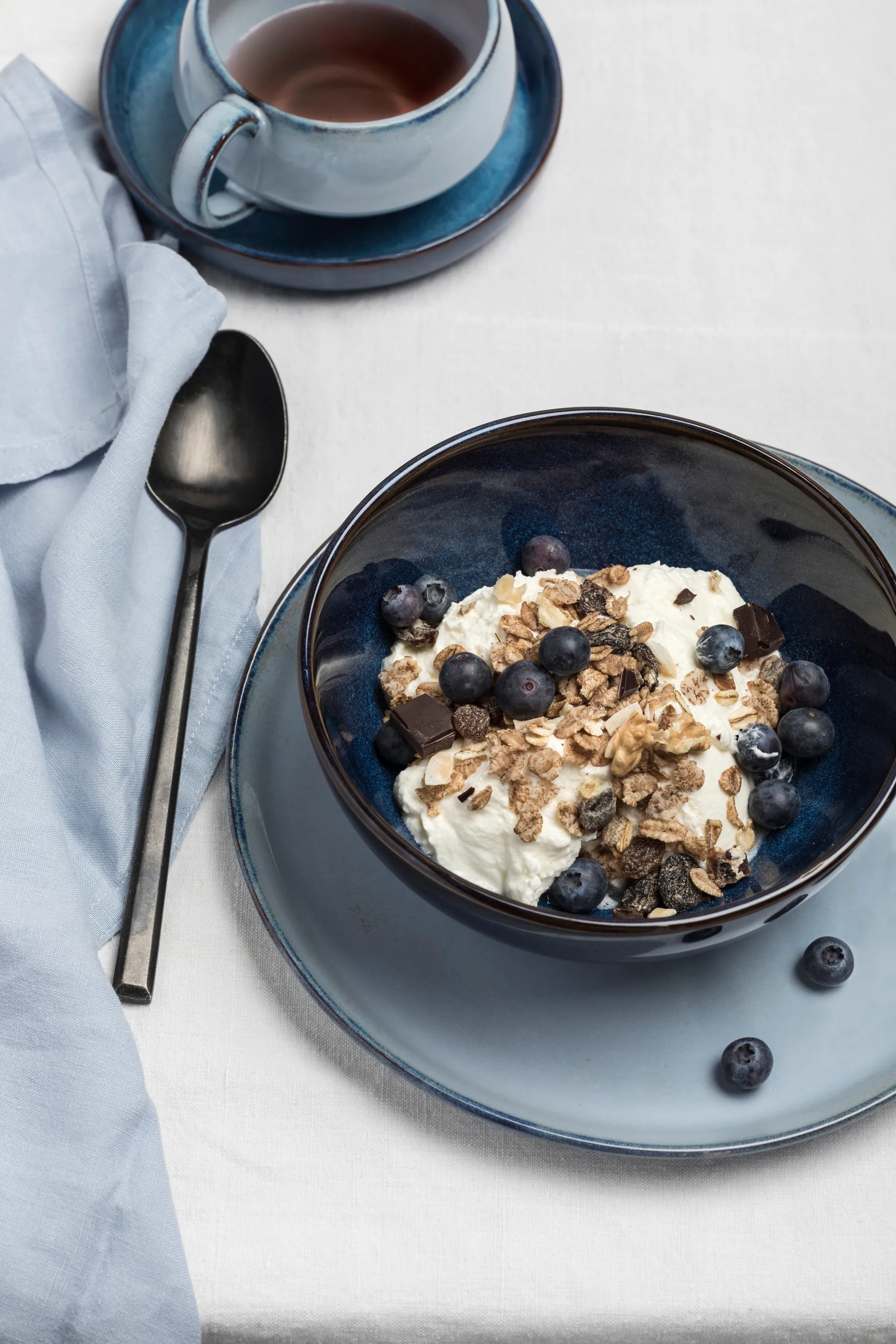 퓨어 접시 글레이즈드 M 23.5 cm, Blue Serax | 세락스