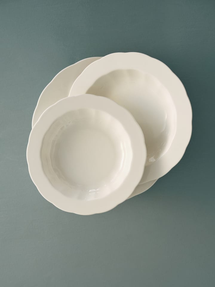실루엣 딥 플레이트 M Ø23.7 cm, White Serax | 세락스