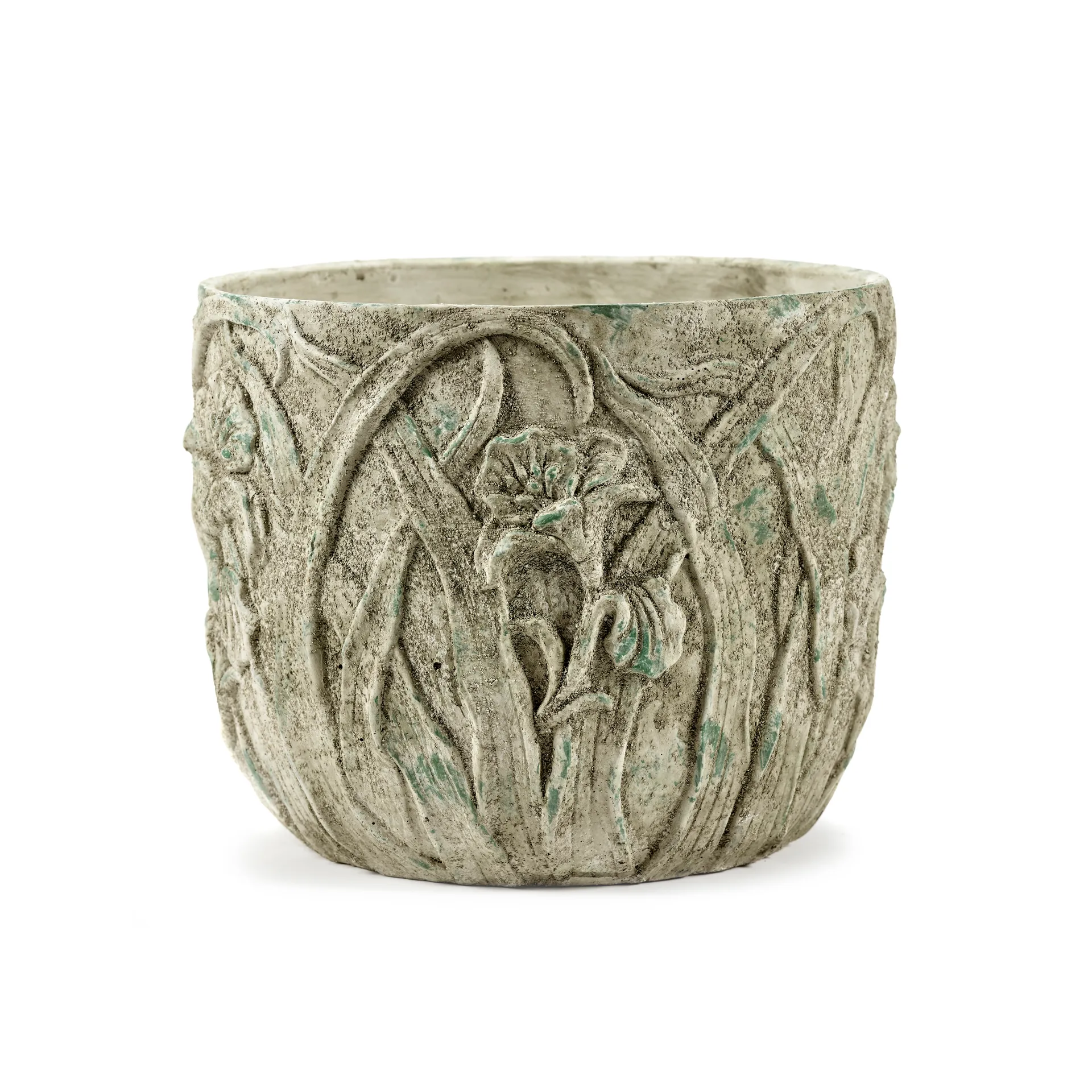 러스틱 플라워 팟 플라워 패턴 M 25.5 cm, Grey Serax | 세락스