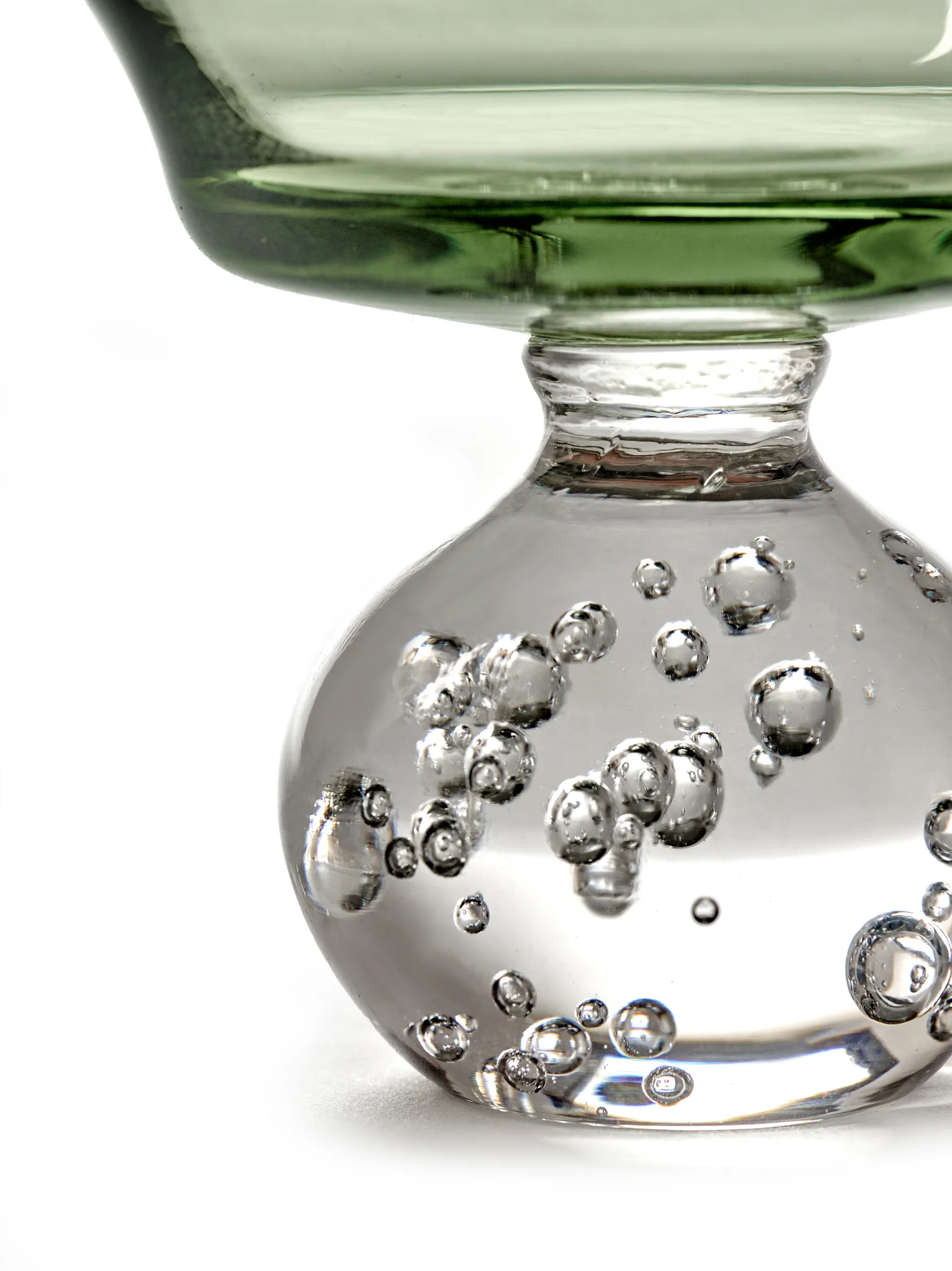 이터널 스노우 스템 글래스 M 9.2 cm, Green Serax | 세락스