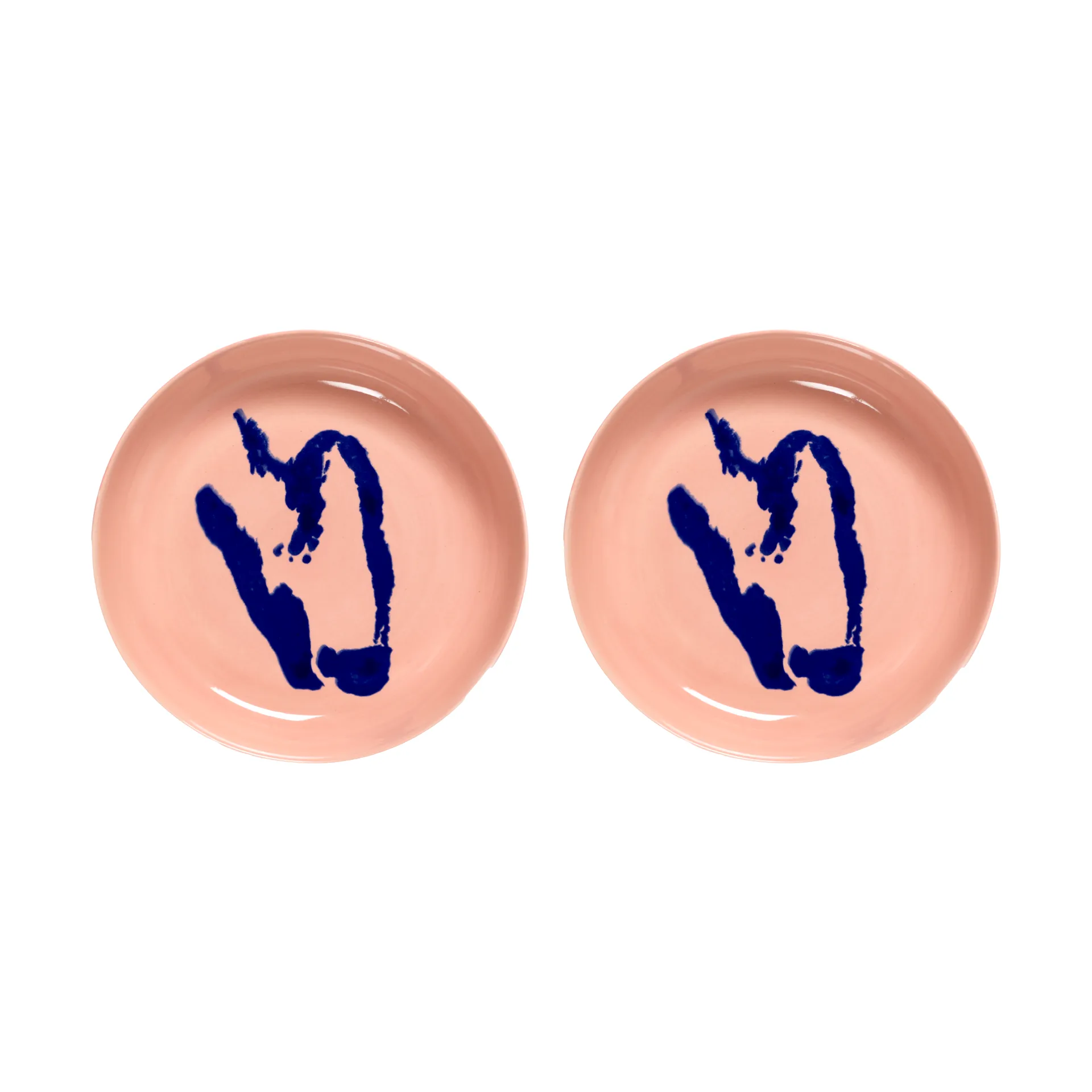 Ottolenghi Feast 딥플레이트 Ø22 cm 2개 세트, Pink-pepper blue Serax | 세락스