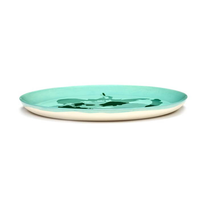 Ottolenghi Feast 접시 L Ø26,5 cm 2개 세트, Azure-pepper green Serax | 세락스