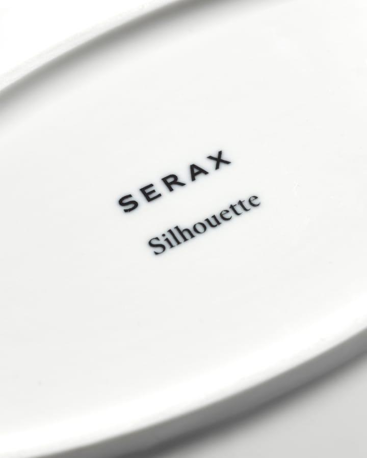 실루엣 오벌 플레이트 S 10x18.5 cm, White Serax | 세락스