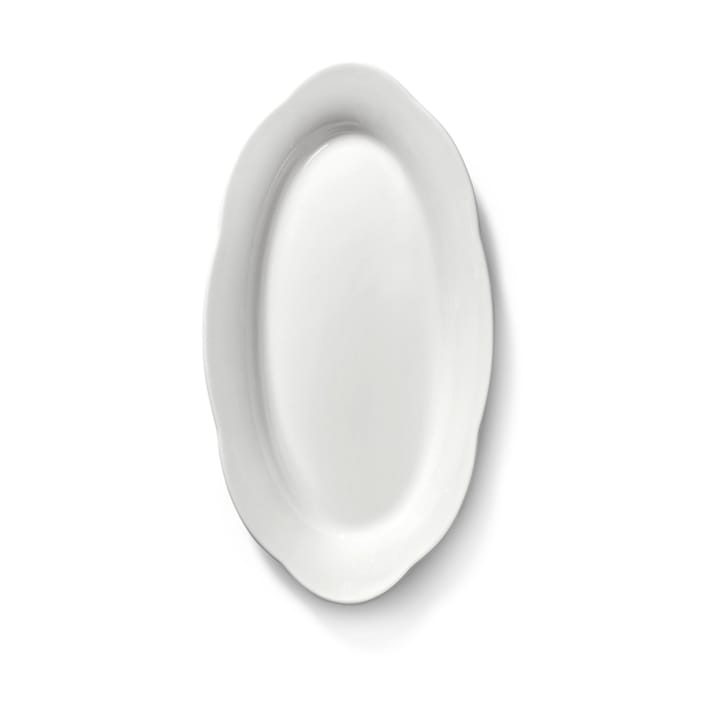 실�루엣 오벌 딥 플레이트 S 10x18.5 cm, White Serax | 세락스