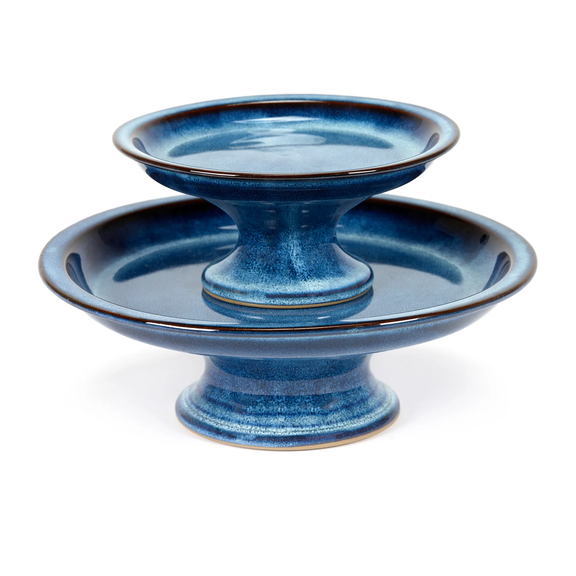 퓨어 케이크 접시 글레이즈드 S 16.5 cm, Dark blue Serax | 세락스