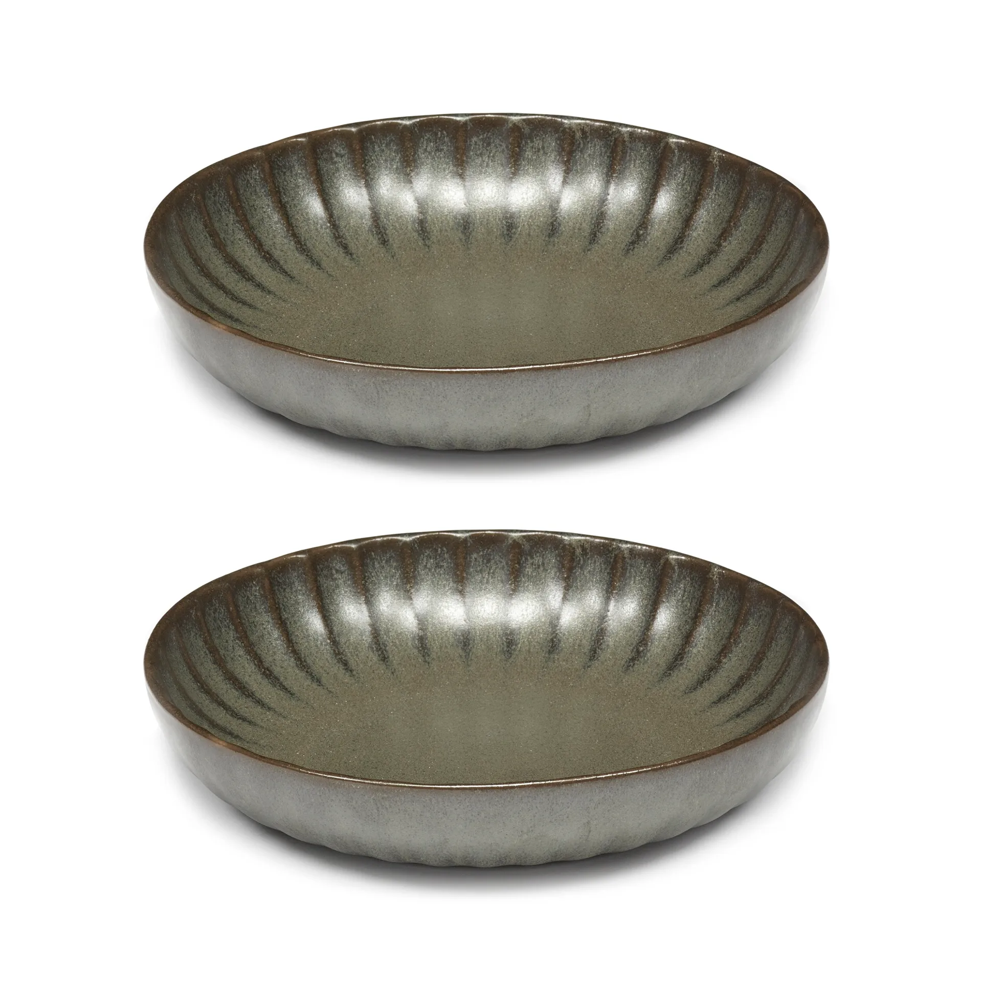 인쿠 하이 접시 S 19 cm 2개 세트, Green Serax | 세락스