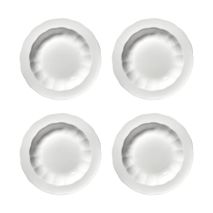 실루엣 딥 플레이트 S Ø21.5 cm 4팩 - White - Serax | 세락스