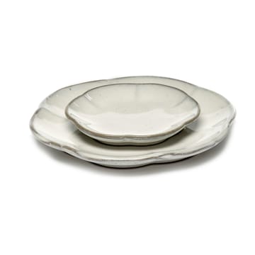 인쿠 릿지드 접시 S 8.9 cm - White - Serax | 세락스