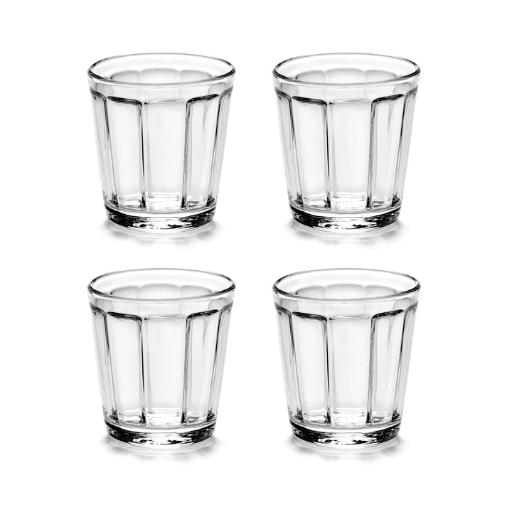 Surface 에스프레소 글래스 10 cl 4개 세트 clear - Serax