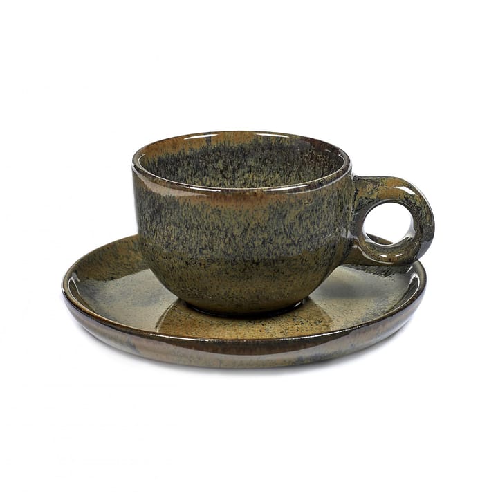 Surface 커피 컵 & 소서 13 cl - indi grey - Serax | 세락스