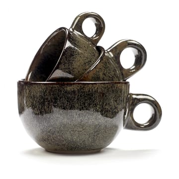 Surface 카푸치노 컵 & 소서 23 cl - indi grey - Serax | 세락스