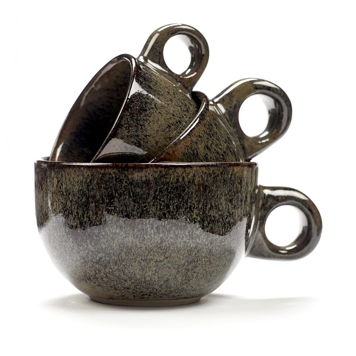 Surface 카��푸치노 컵 & 소서 23 cl - indi grey - Serax | 세락스