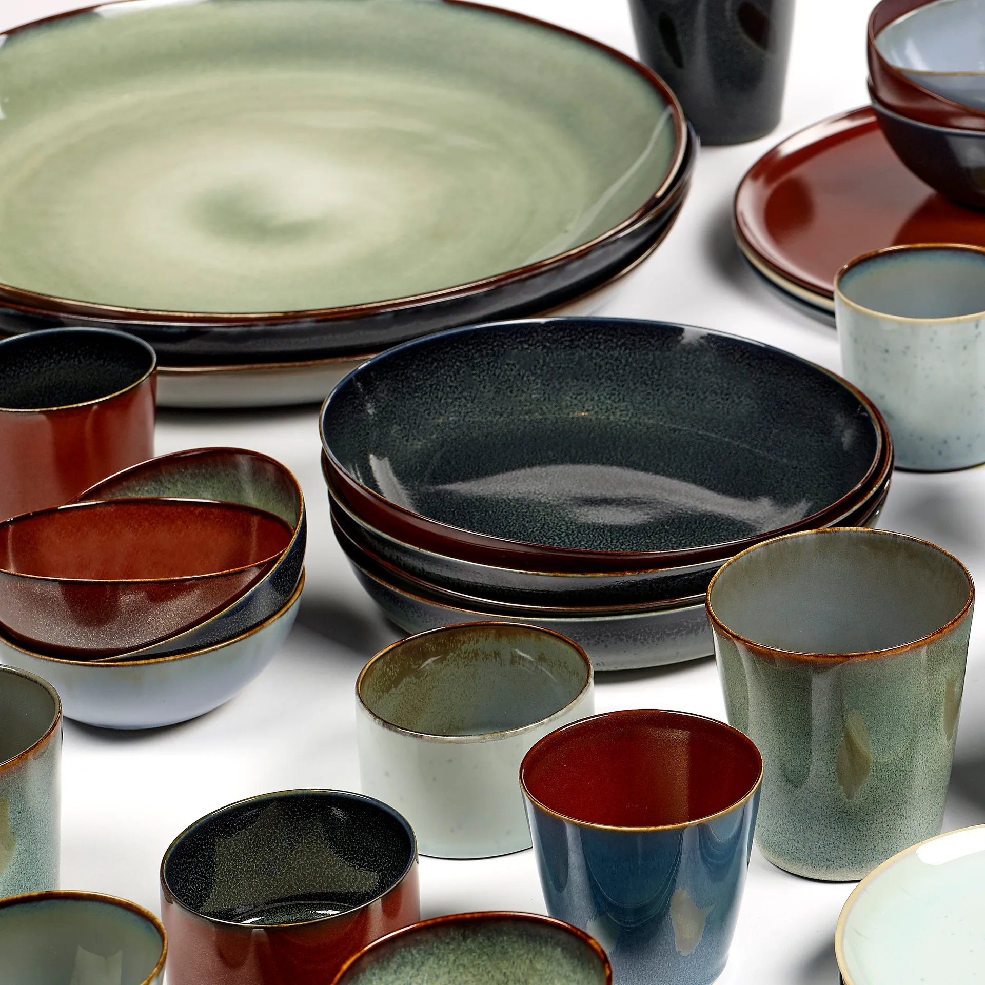 Terres de Rêves 컵 M, misty grey-smokey blue Serax | 세락스