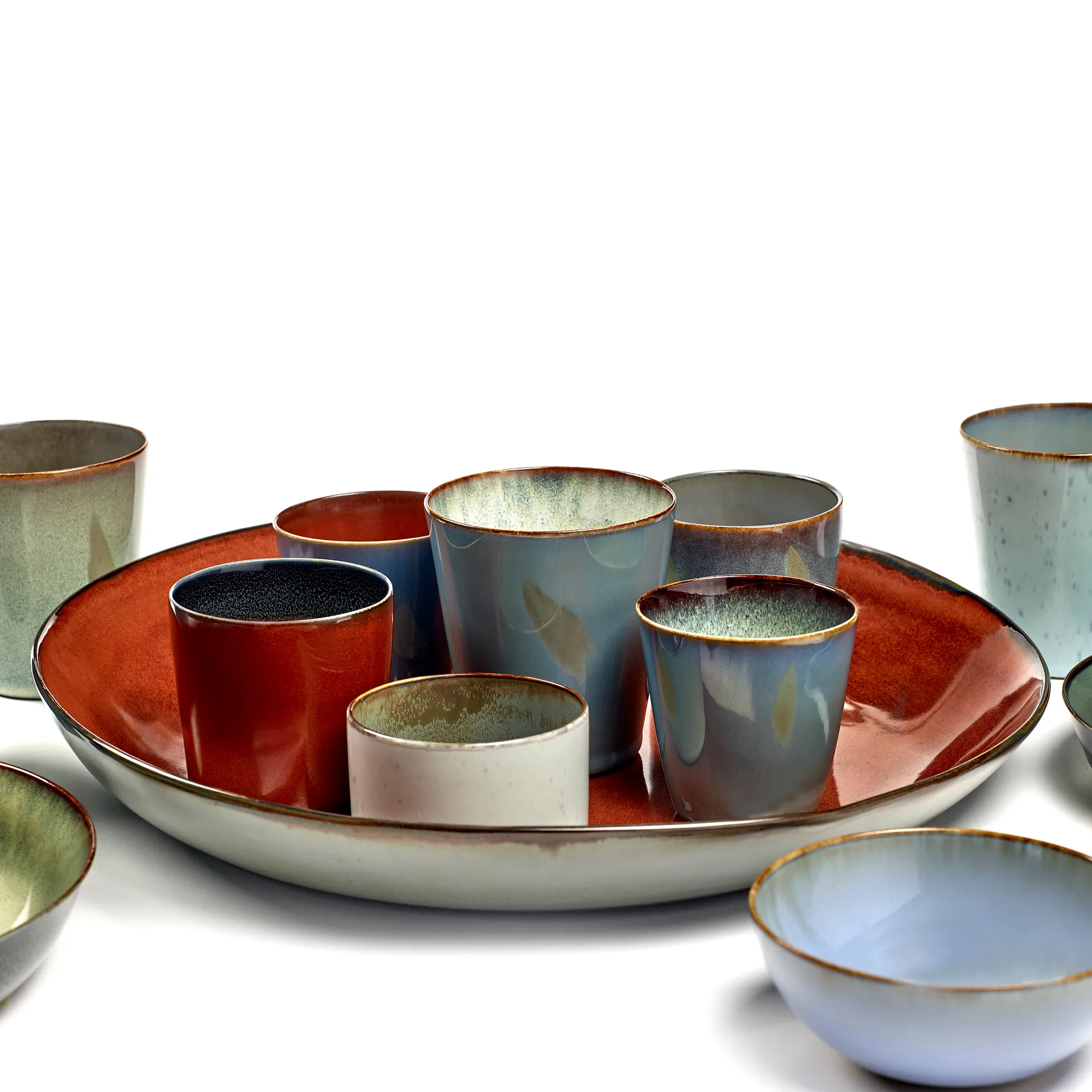 Terres de Rêves 컵 M, rust-dark blue Serax | 세락스