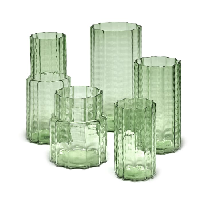 Waves 01 화병 21 cm, Green-clear Serax | 세락스