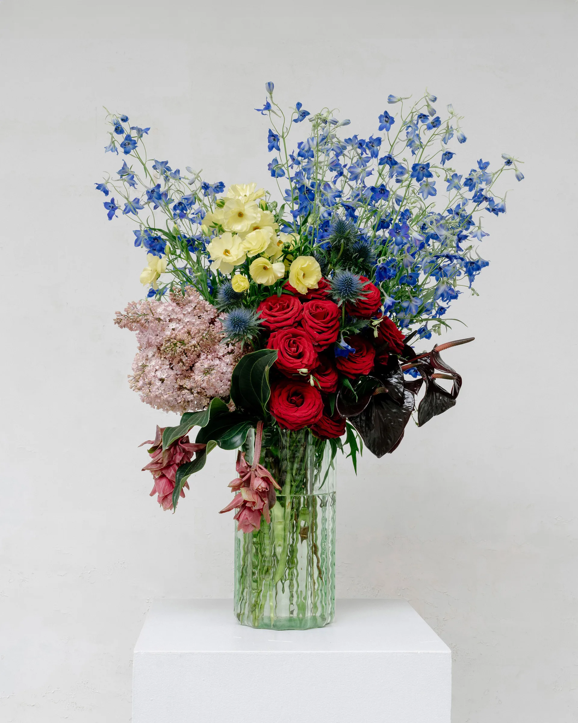 Waves 03 화병 35 cm, Green-clear Serax | 세락스