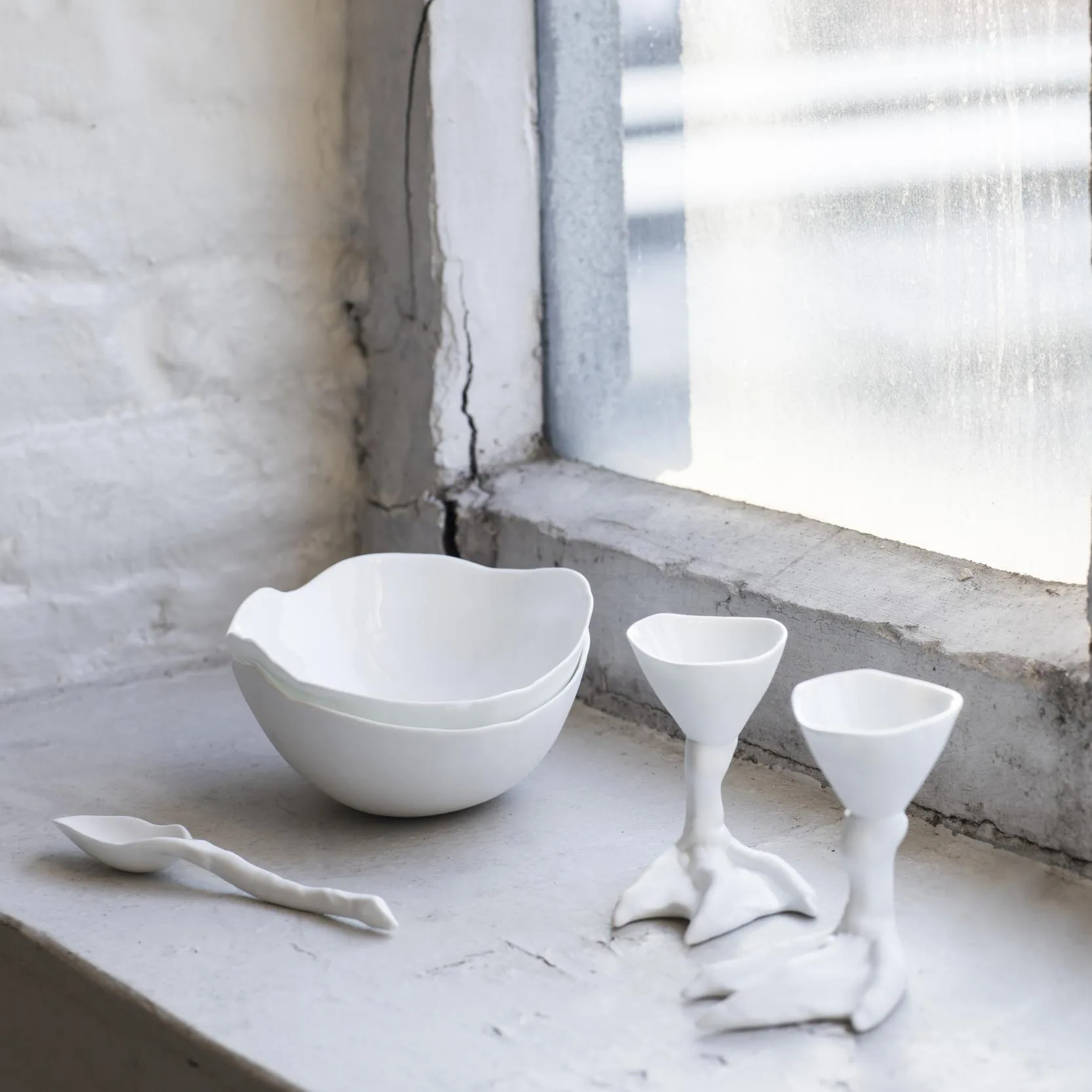 북경 오리발 에그컵, white Serax | 세락스