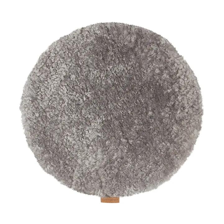 Jill 체어 좌석 방석, 패딩형 - Granit (grå), Ø36 cm - Shepherd | 쉐퍼드