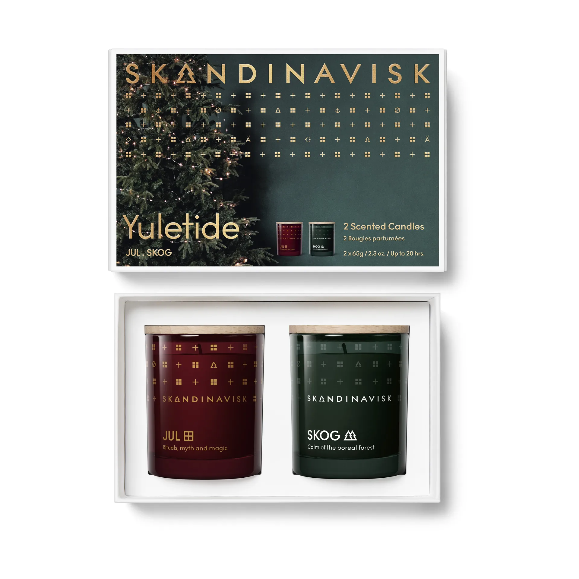 율타이드 향초 선물 세트 2개, 65 g Skandinavisk | 스칸디나비스크