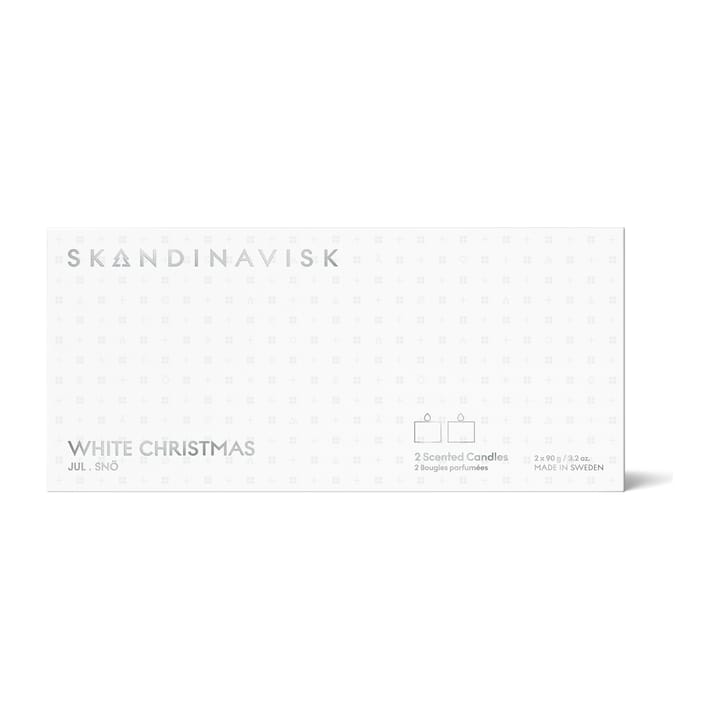화이트 크리스마스 미니 캔들 선물 세트 2 pieces - 2x90g - Skandinavisk | 스칸디나비스크