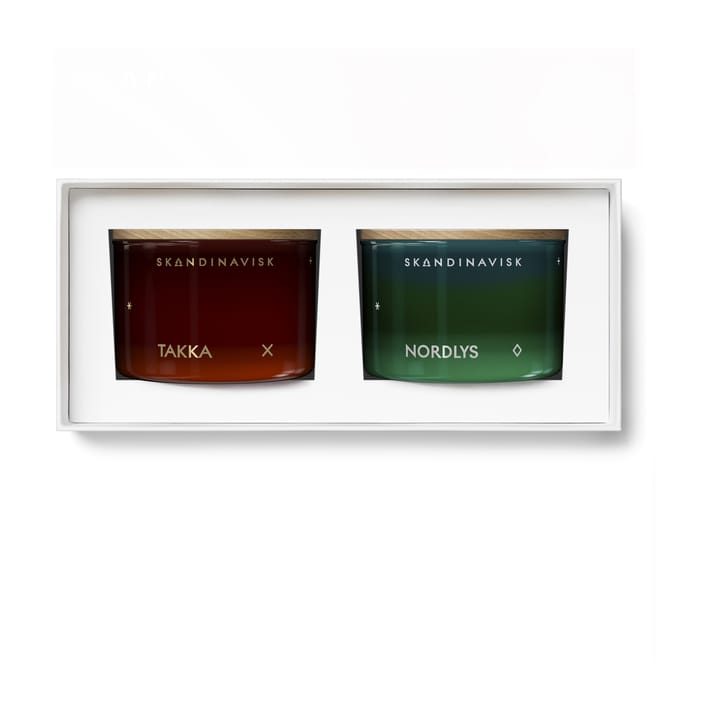 파이어 & 라이트 미니 캔들 선물 세트 2 pieces - 2x90g - Skandinavisk | 스칸디나비스크