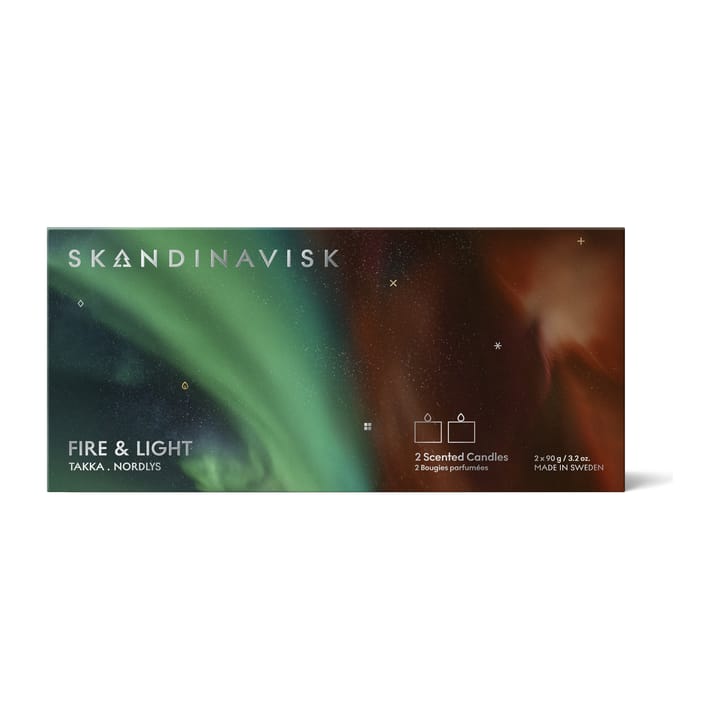 파이어 & 라이트 미니 캔들 선물 세트 2 pieces - 2x90g - Skandinavisk | 스칸디나비스크
