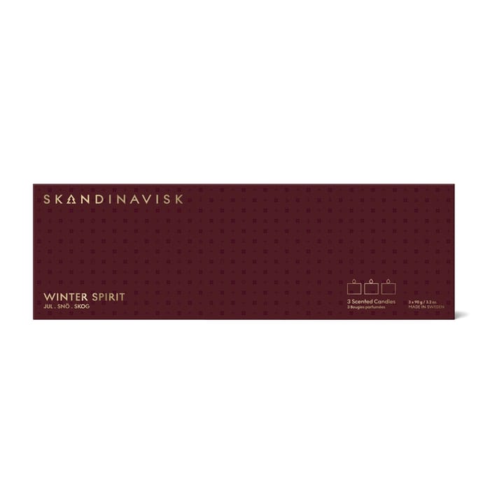 윈터 스피릿 미니 캔들 선물 세트 3 pieces, 3x90g Skandinavisk | 스칸디나비스크