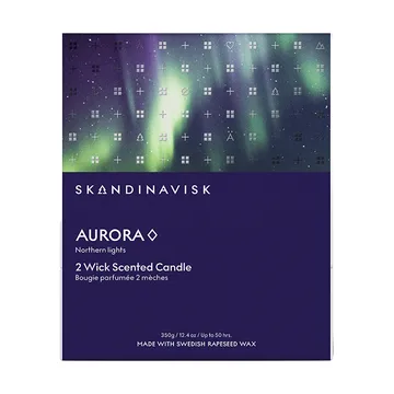 Aurora 향초 - 350 g, 2 wicks - Skandinavisk | 스칸디나비스크