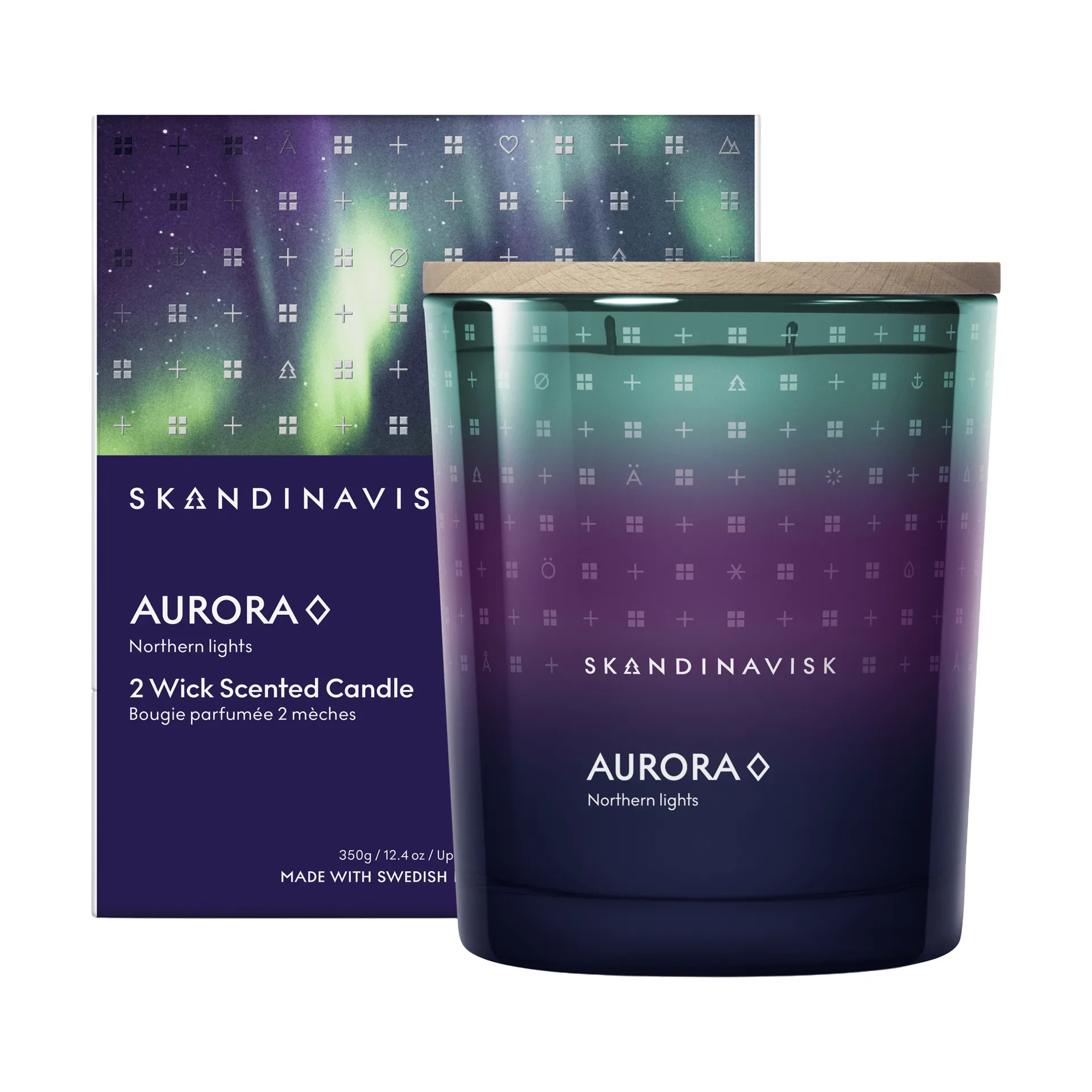 Aurora 향초, 350 g, 2 wicks Skandinavisk | 스칸디나비스크